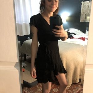 Mossimo Black Wrap Dress